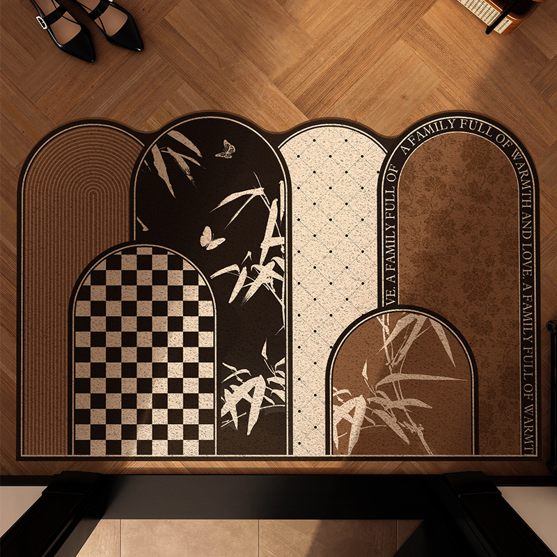 Vintage Eingangsmatte Aus Schlingenware Schmutzabweisend_voghion.com