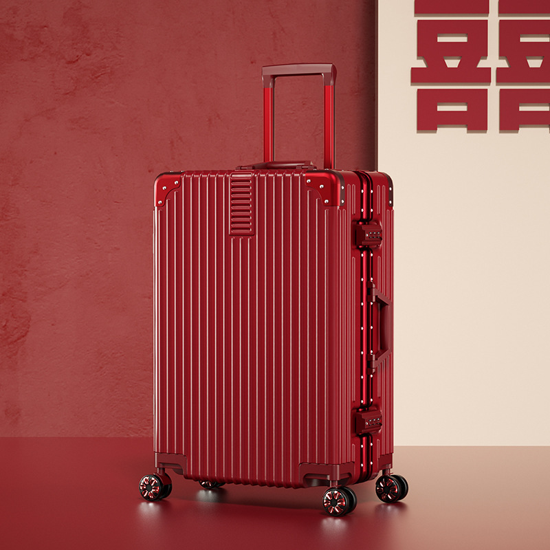 빈티지 직각 알루미늄 프레임/축제 레드