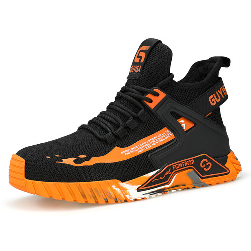 Labor protection shoes, anti-smash and puncture-proof safety shoes, cross-border upgraded lightweight, comfortable and wear-resistant work protection safety shoes