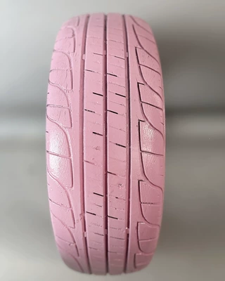 Kindergarten colorful tires, children's, Non-industrial tires - eco-friendly-paint-diameter-57-60cm-macaron-pink