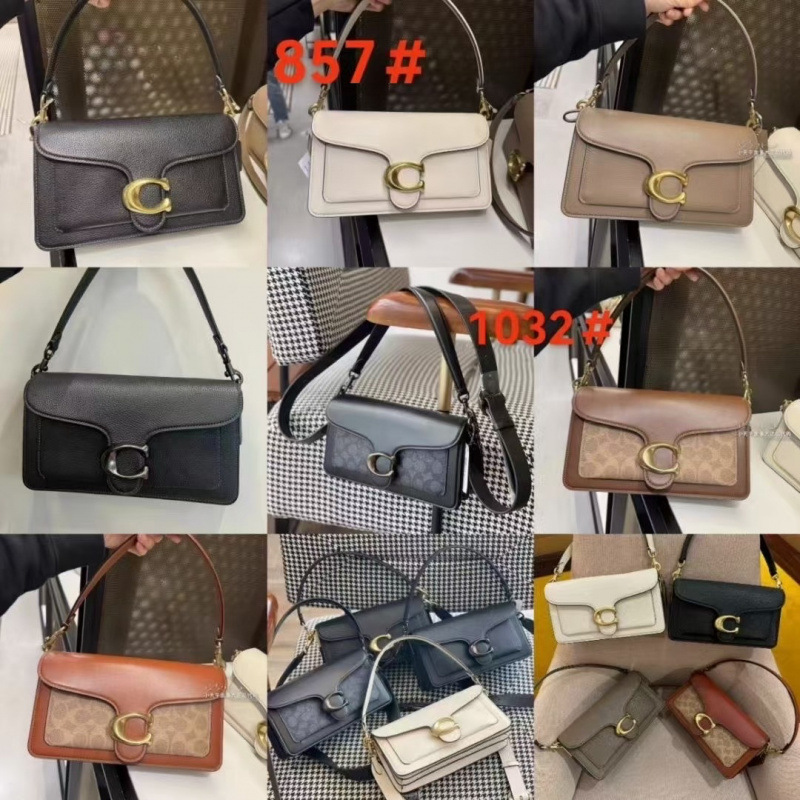 Coach Women's Bag New Tabby Dionysus Bag Classic Presbyopic Satchel Small Square Bag Single Shoulder Armpit Crossbody Baguette Bag