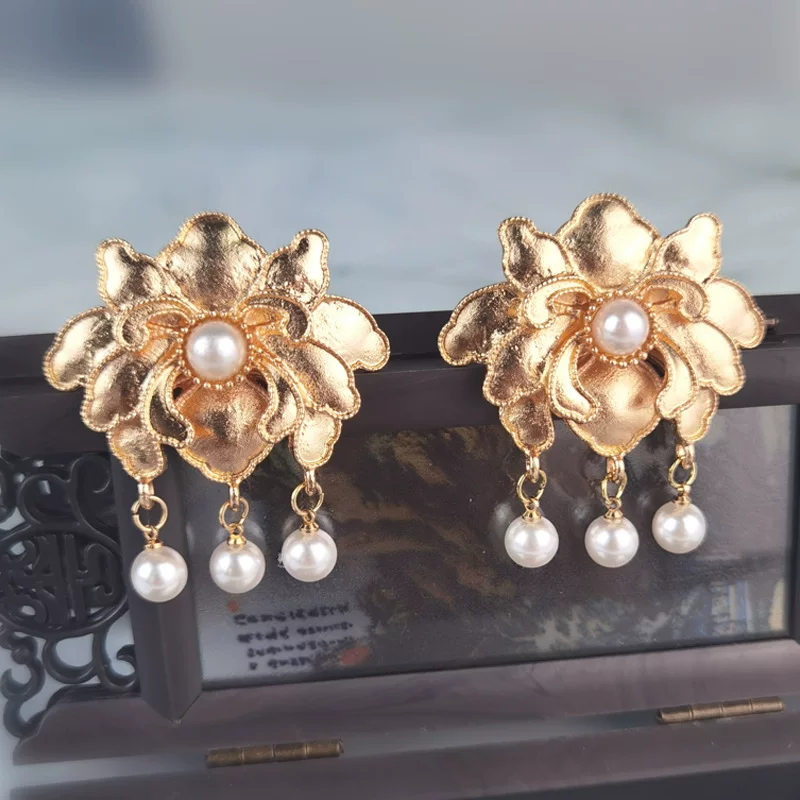 Hanfu, hair accessory, accessories, flowered, simple and elegant design