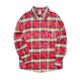 New Printed Women's Plaid Shirt Spring and Autumn European and American Fashion Casual Loose Retro Trendy Cross-border Plaid Shirt
