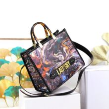 LADYSKY跨境女包大容量印花托特包大字母手提包women's tote bag