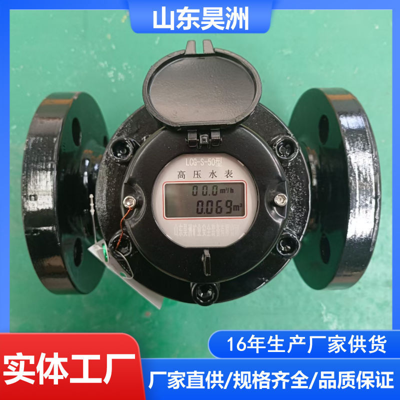 LCG-S DN50 6.4MPa 矿用高压水表 法兰式 昊洲厂家供应