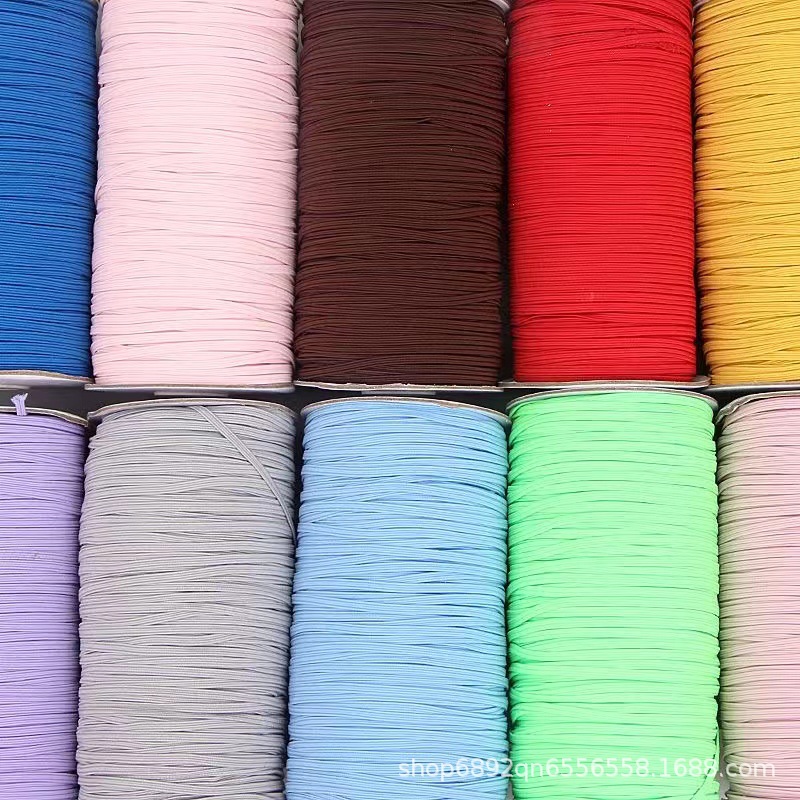 6MM跑马带走马带笔记本绑带松紧带服装辅料丈根高弹性宽松紧带