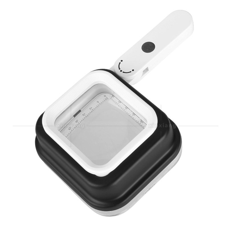 电商爆款多功能手持式LED验钞灯放大镜阅读古玩鉴定扩大镜高倍率