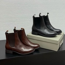 外贸原单鼎版切尔西短靴女外贸真皮英伦复古马丁靴英伦风女鞋