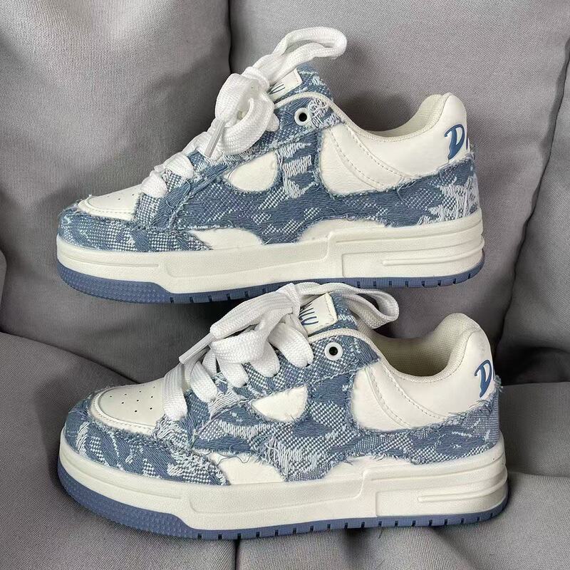 Niche Chinese-Style Trendy White Skateboarding Sneakers for Women, Chic Versatile Casual Couple's Street-Style Sports White Shoes Niche Chinese-Style Trendy White Skateboarding Sneakers for Women, Chic Versatile Casual Couple's Street-Style Sports White Shoes