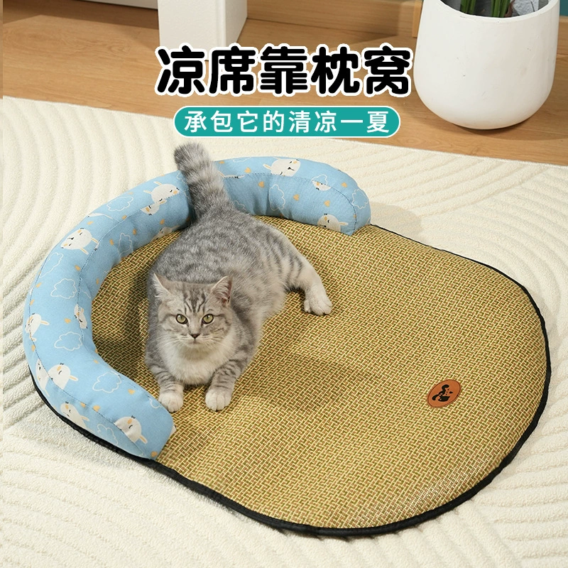 Летний ледяной коврик для домашних животных, коврик для собак, летний коврик, охлаждающий коврик для домашних животных, будка, кошачье гнездо, спальный коврик для кошек
