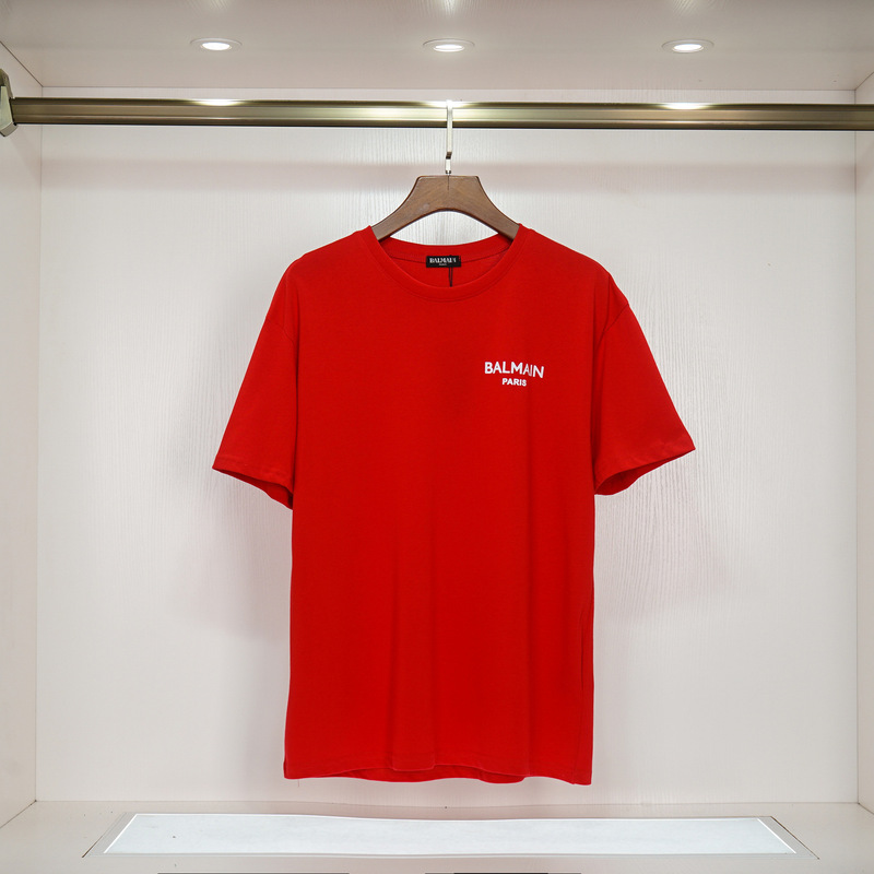 Balmain Balmain Printed Round Neck Short-Sleeved T-Shirt Amazon Women's Top t