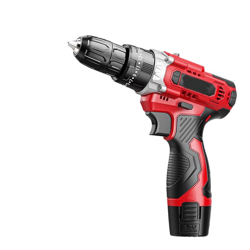 Taladro recargable sin escobillas, taladro eléctrico de litio de dos velocidades, taladro eléctrico doméstico, destornillador eléctrico de alta potencia al por mayor