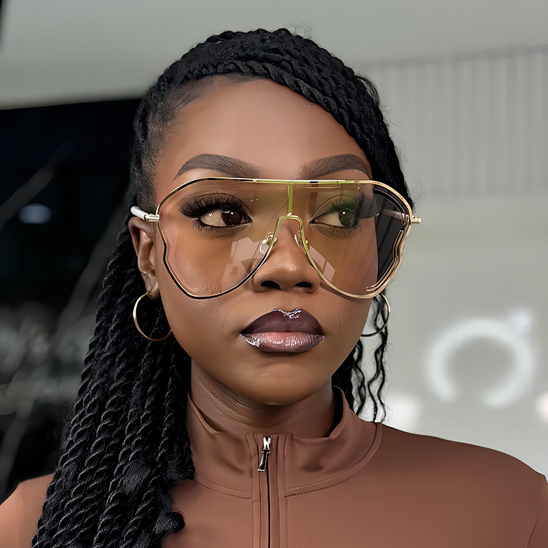 54g Weight Full Frame Glasses Structure Sunglasses Classification PC, UV400 Protection Lens Material toad glasses Glasses Style Outdoor, Travel Occasion Gradient Color Pattern All Seasons Season Unisex Gender Streetwear Style Streetwear Gradient Color PC UV400 Protection Toad Glasses Full Frame Women's Sunglasses 无