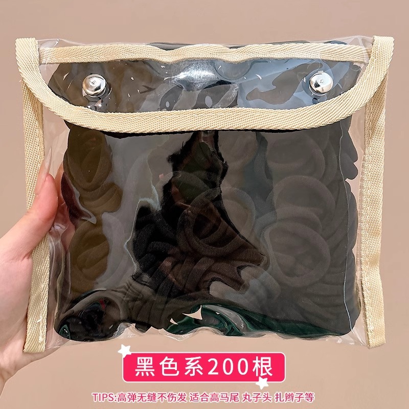 Niños lindos anillos de cabello de color correa de goma niñas de cabello de cola de caballo niñas de alta elasticidad no lastiman cabello