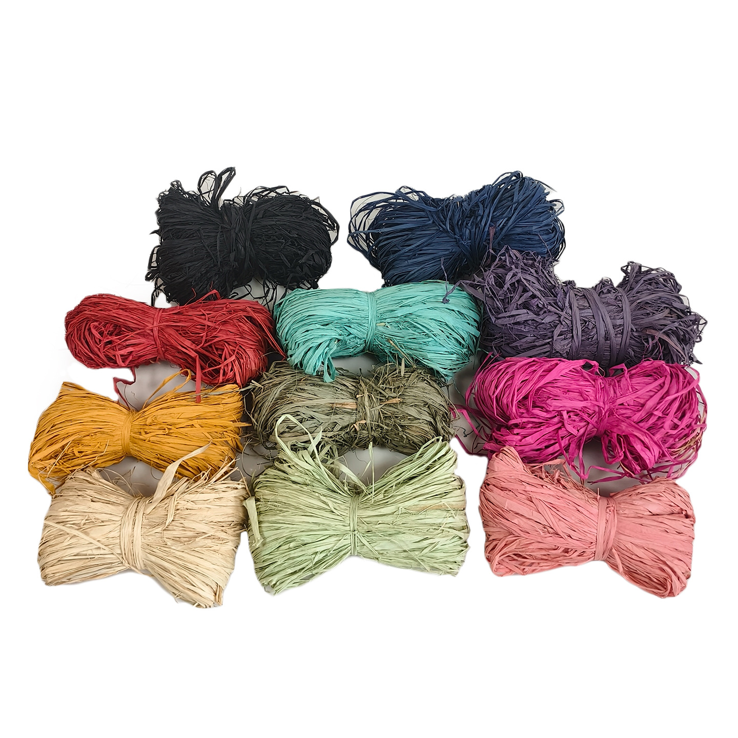 Color natural Laffei grasa importación de laffei grasa DIY mano sombrero bolsa cuerda trenzada cuerda de embalaje de flores regalos