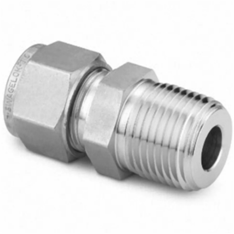 Swagelok世伟洛克SS-8M0-1-4卡套管接头8mm外径x1/4in.外螺纹 NPT
