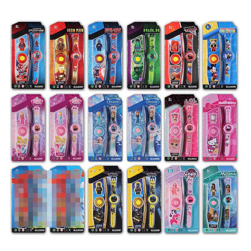 Children's cartoon plastic trend electronic lightweight watch