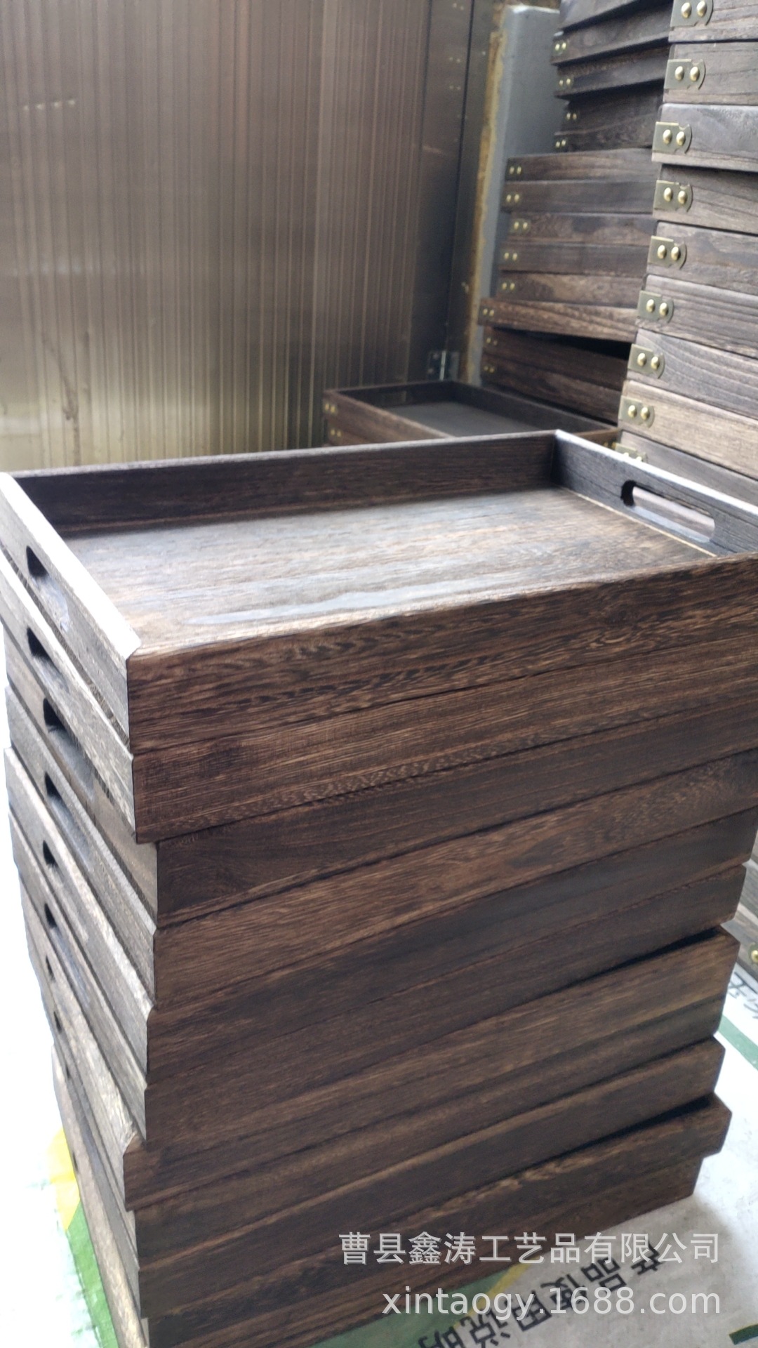 En stock Estilo japonés simple bandeja de té hogar bandeja de madera maciza almacenamiento mesa de té tatami mesa de té posavasos titular de té conjunto de bandeja de té