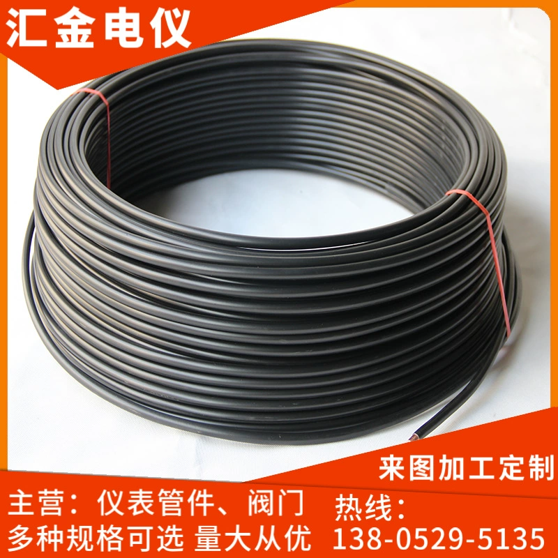 Поставка медного трубчатого кабеля размером 10x1,5 с пластиковым покрытием, медной трубки с пластиковым покрытием, трубчатого кабеля.