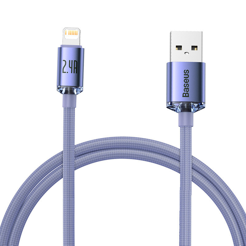 Baseus クリスタルシャイン Apple 急速充電ケーブル iPhone13対応 急速充電データケーブル Apple 7/8対応 携帯電話充電ケーブル|undefined