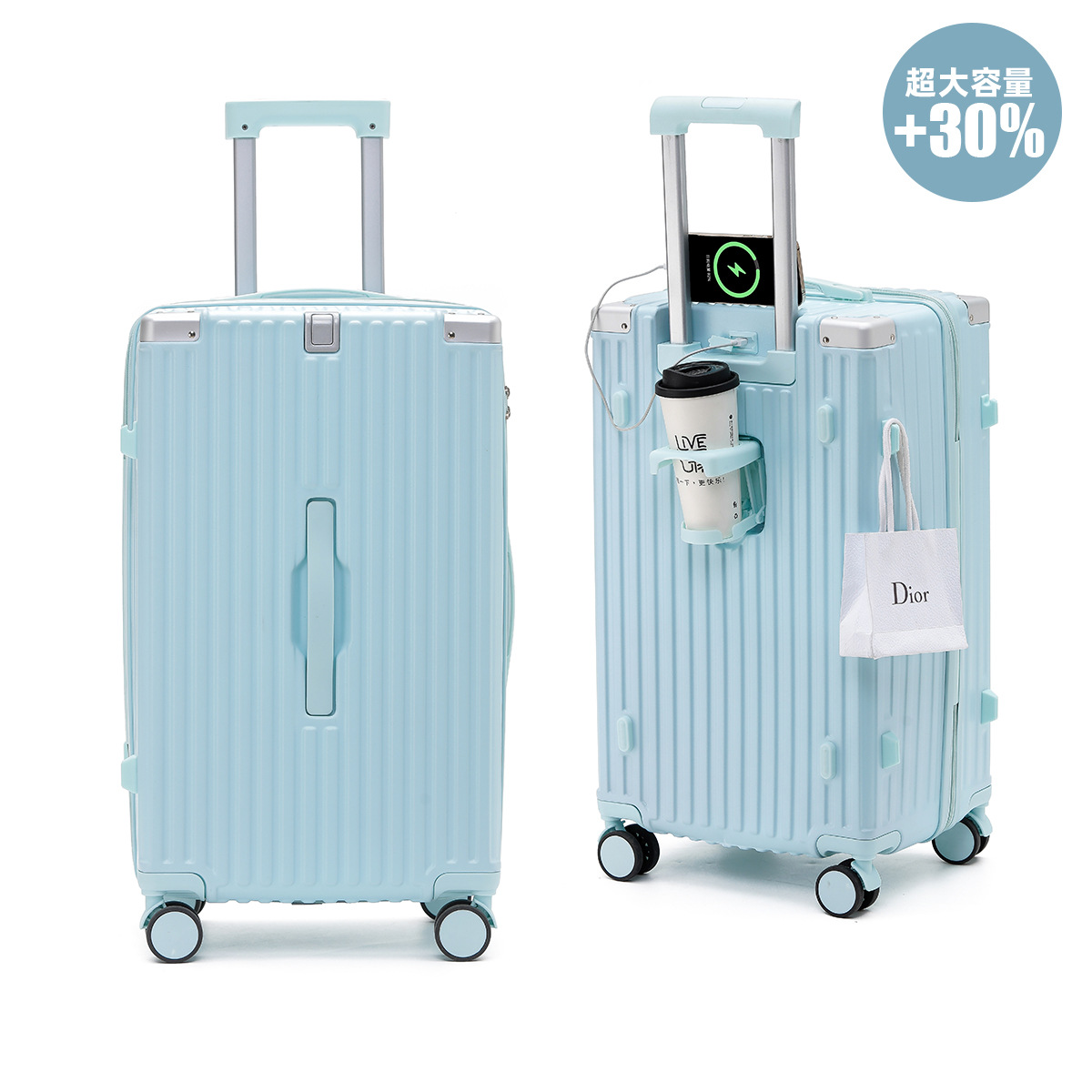 26-inch trolley case ventas directas de fábrica 28-inch gran capacidad mujer estudiante equipaje hombres multi-funcional viaje contraseña equipaje