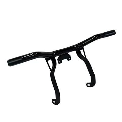 Suitable for Harley Avenue Road Gliding Road King Modified Ds Style Front Bumper Bar Anti-Fall Protection Bar (Motorcycle bumper) - black