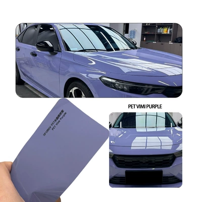 Axxpel Automotive Pet Crystal Purple Color-Changing Film for Full Car Use, Specialized Extended Application Car Body Protection Film, Car Paint