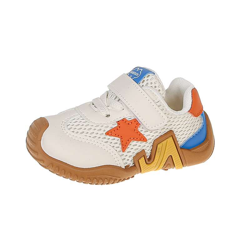 Breathable Mesh Girls Casual Sneakers With Soft Sole For Toddler & Little Kids - Lightweight Slip-Resistant Walking Shoes_voghion.com