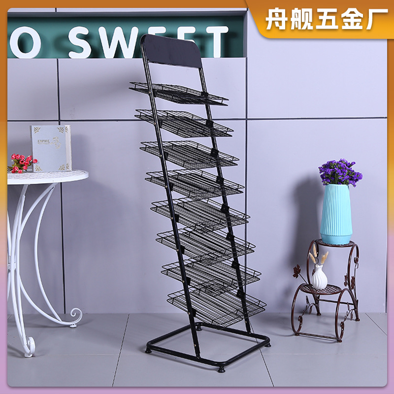 舟舰黑色铁艺指甲油瓶子口红展示架化妆品面膜展架架子批发