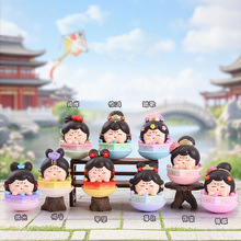 大号国潮古风玉奴娇不倒翁手办摆件创意网红潮玩公仔唐小环系列