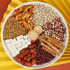 Li Shizhen, barley, poria, five-finger hairy peach, barley tea, gordon fruit, tangerine peel, adzuki bean health tea, wholesale