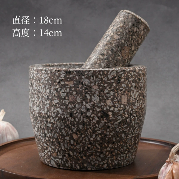 Boutique polishing special name wheat rice stone mortar to send cover