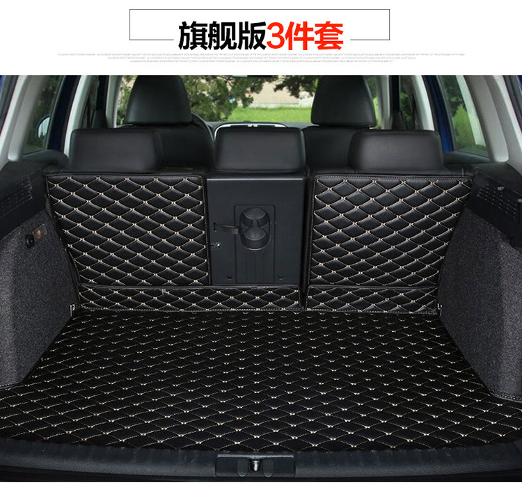 Catist/High-Quality Leather Full-Cover Car Trunk Mat Cross-Border