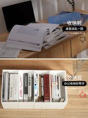 Office file storage box drawer-style desk clutter organizer storage box kitchen cabinet shelf