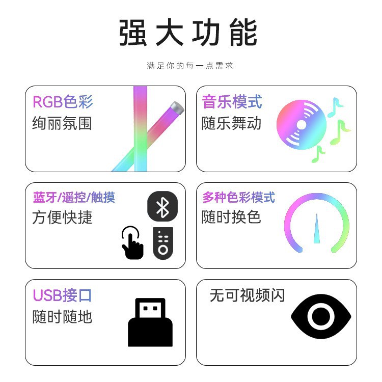 Luz de ambiente de escritorio LED Luz de captación de Bluetooth luminosa de 360 grados Luz de relleno Sala de estar de deportes electrónicos Dormitorio Lámpara de mesa Luz de noche