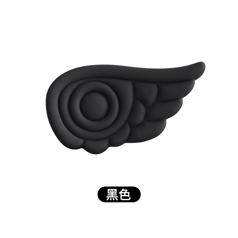 Ángel alas corteza confortable almohadilla de ratón soporte de teclado escritorio de computadora memoria almohadilla de muñeca de algodón de silicona soporte de mano