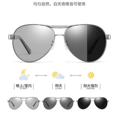一件代發男士偏光墨鏡司機駕駛開車專用眼睛防紫外線潮流太陽眼鏡