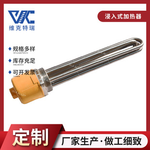 Immersion heater stainless steel high power 220V industrial electric heating tube 380V water tank heating tube heater