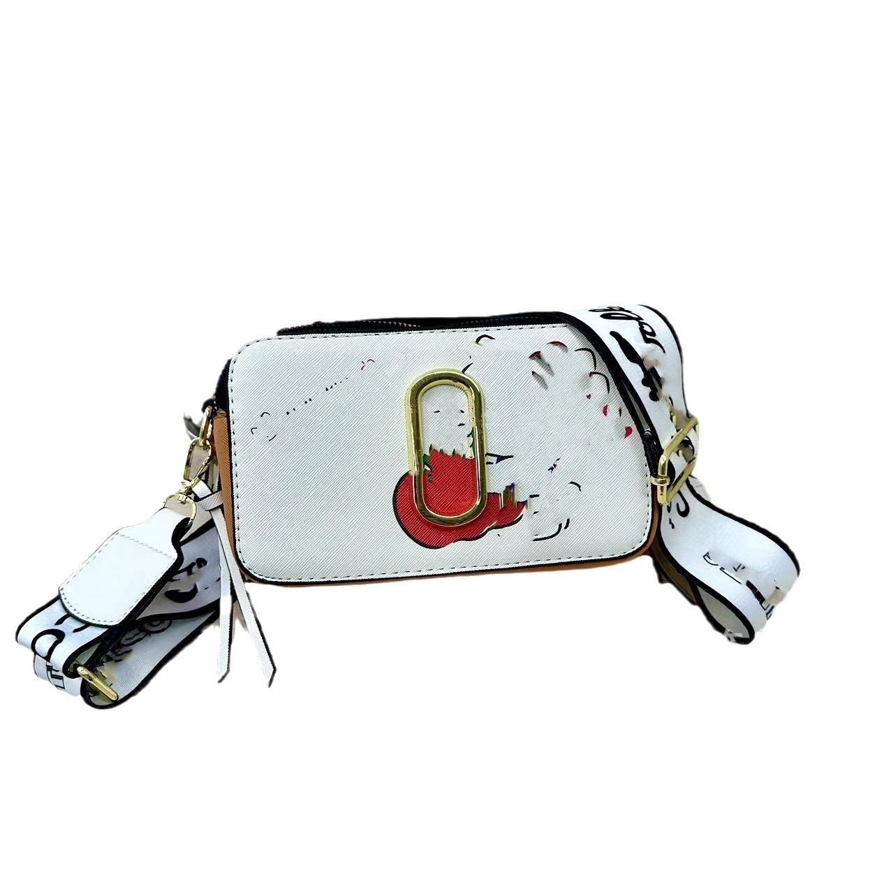 대외 무역 국경 간 작은 사각형 가방 2024 유럽과 미국의 새로운 패션 레저 통근 메신저 가방 인기 편지 어깨 가방 조수