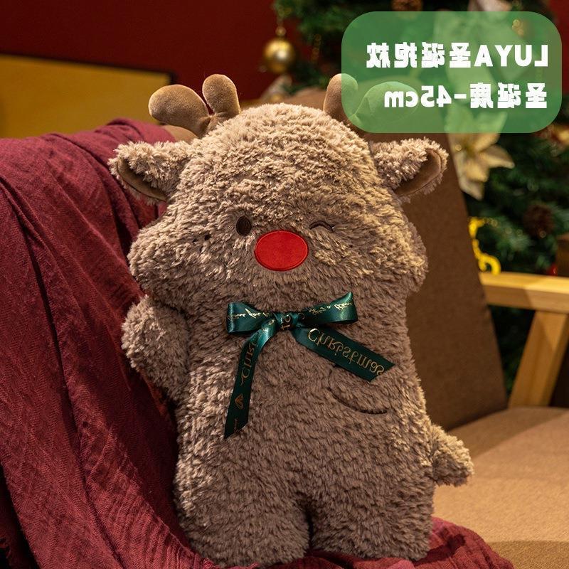 INSクリスマス装飾抱き枕クリスマスツリー人形ソファークッション姜パイ人ヘラジカ子供女子プレゼント|undefined