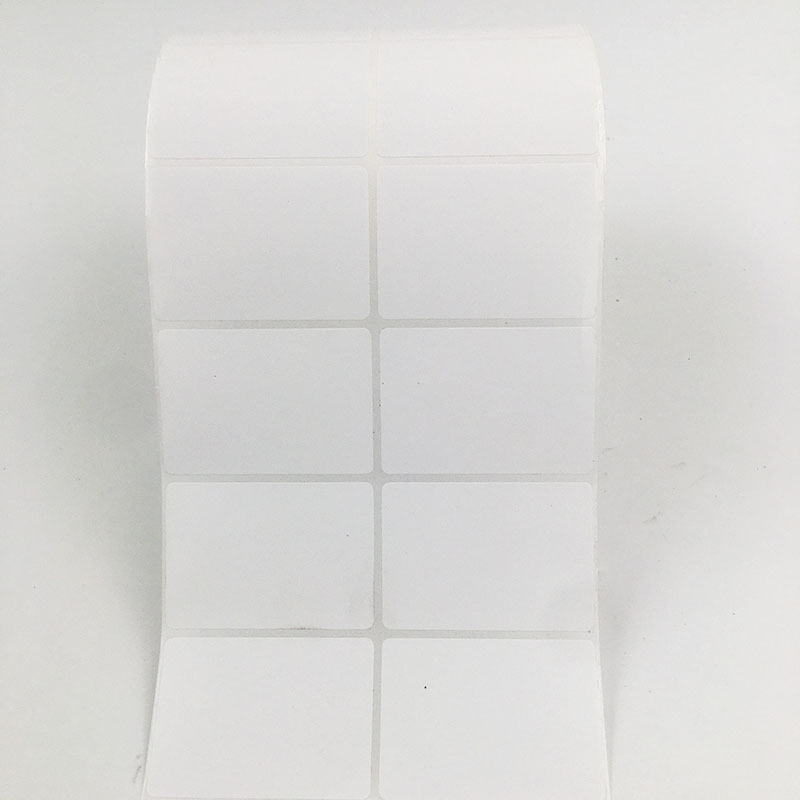 銅版紙不乾膠5035小批量標籤紙印刷白色圓形貼紙水果價格標籤批發