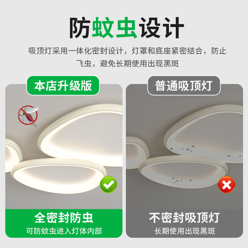 Luz de techo para sala de estar, luz principal minimalista moderna para sala de estar, luz nórdica de lujo, nuevo estilo, luz para comedor, luz minimalista para dormitorio, 270L