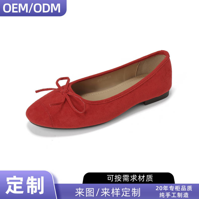 Customized Ultra-Soft French Flat Shoes for Women with Bowknot, Ballet Shallow-Soled Soft Sole Loafers Customized Ultra-Soft French Flat Shoes for Women with Bowknot, Ballet Shallow-Soled Soft Sole Loafers