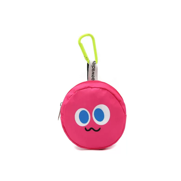 Original fashion brand design smiley face key storage bag mini headset coin purse pendant headset bag cute cartoon key
