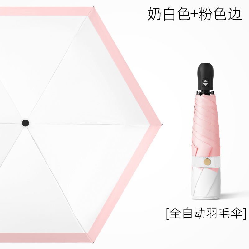 70% off 超軽量傘 全自動超軽量羽根傘 ブラックコーティング 紫外線防止 日傘 広告ギフト傘 ロゴ印刷|undefined