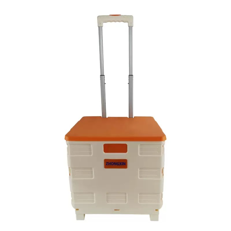 Carrito de compras plegable, carrito de compras de dos ruedas, carrito plegable multifuncional, carrito portátil grande para el hogar, maleta portátil con asa extraíble