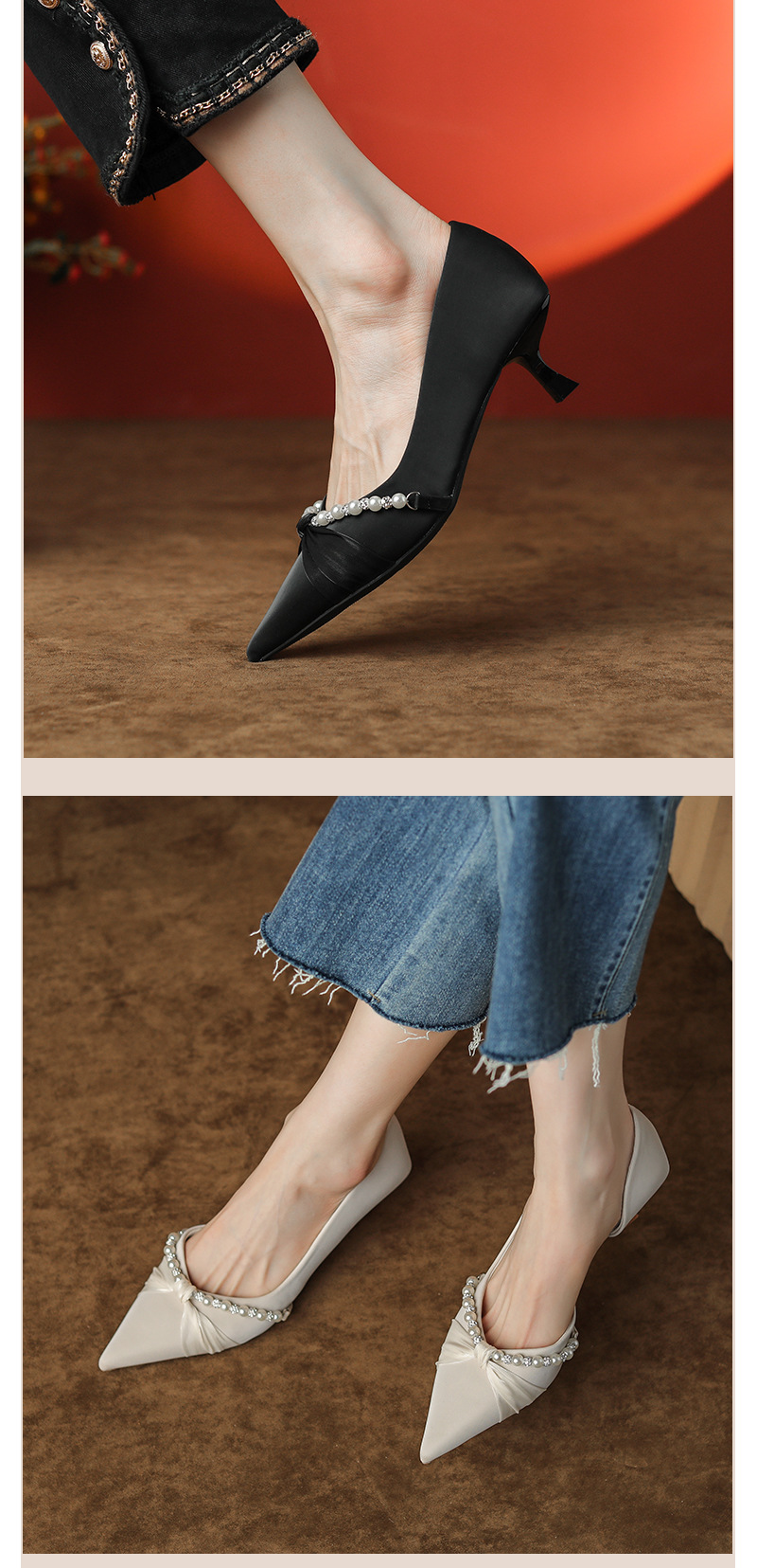 Décolleté stiletto in raso per matrimonio e damigella donore_voghion.com