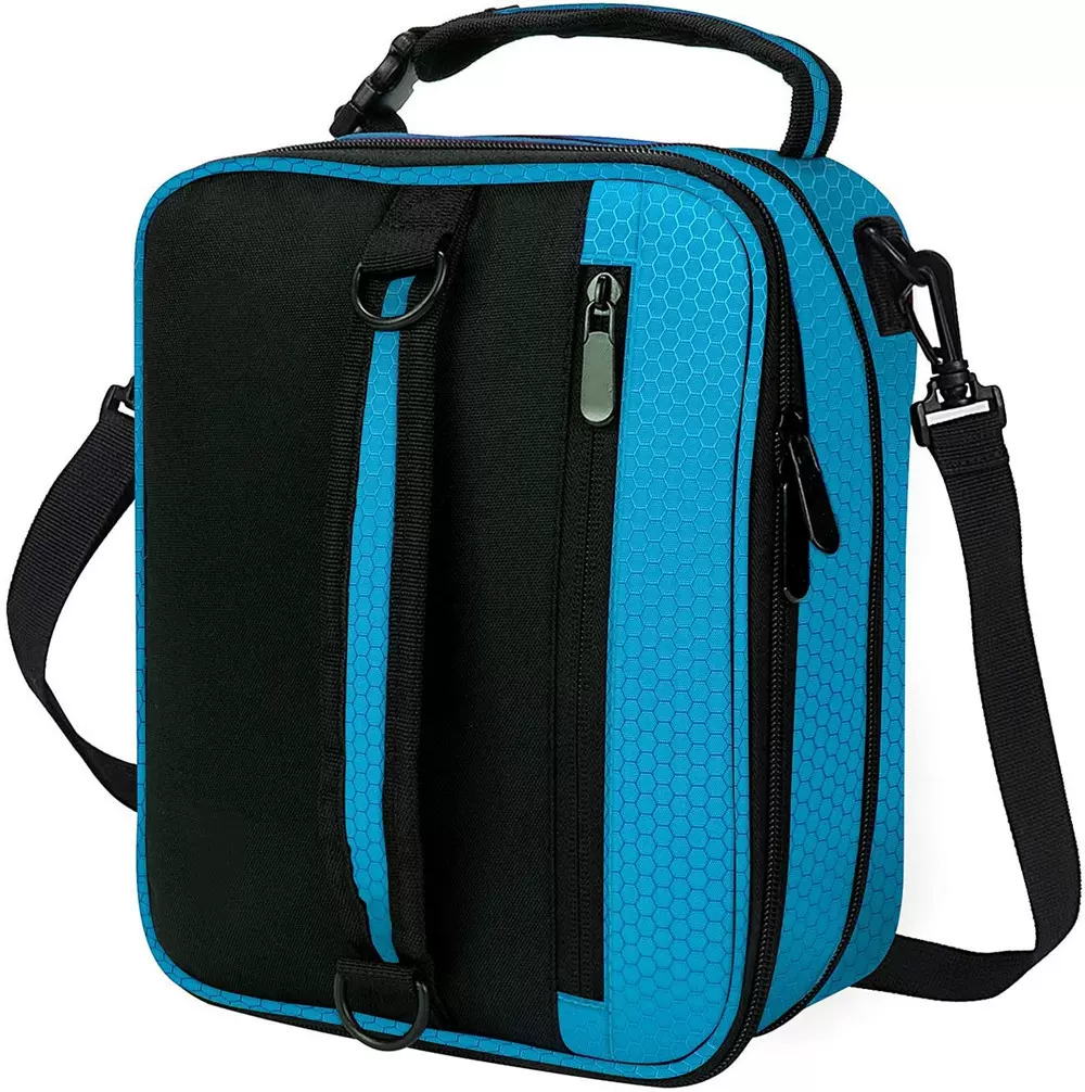 跨境供应午餐袋防漏保温包,蓝色 午餐包多功能保温箱 收纳置物袋