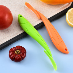 Creative Plastic Fruit Peeler, PP Peeling Knife, Orange Peeler, Household Kitchen Peeling Tool, Wholesale