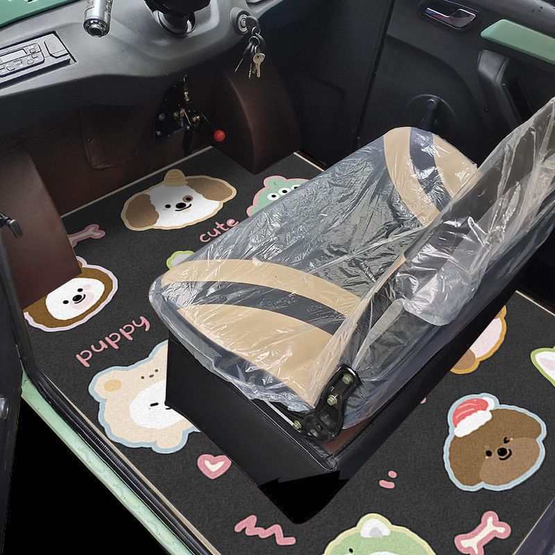 Suitable for Electric Tricycles and Four-Wheel Vehicles, Universal Wear-Resistant and Dirt-Resistant Thickened Mats That Absorb Water and Are Easy to Dry